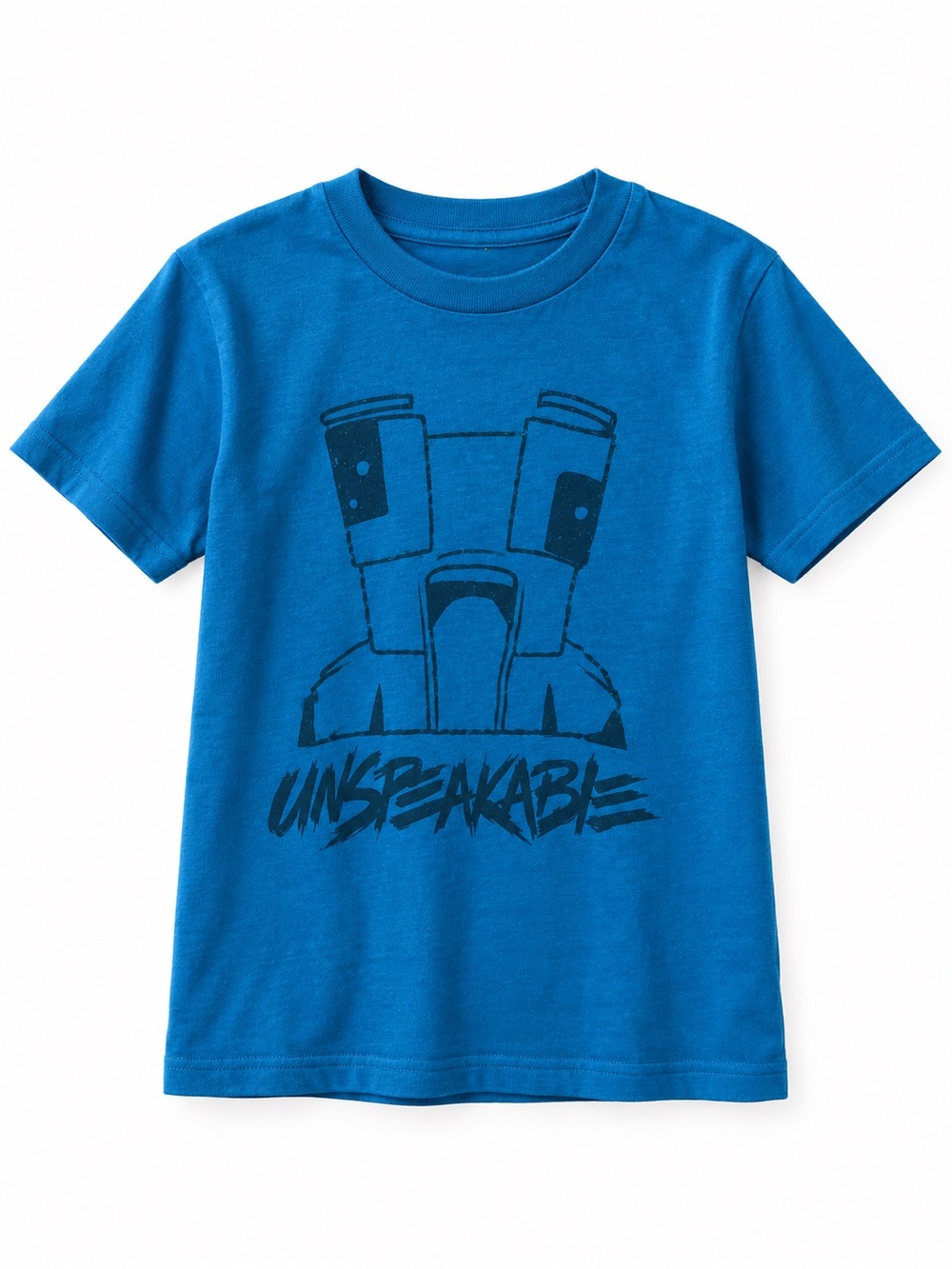 Kids Graphic Tee in Bright Blue